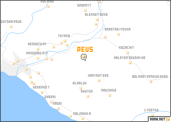 map of (( Peus ))