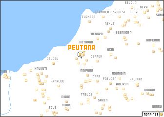 map of Peutana