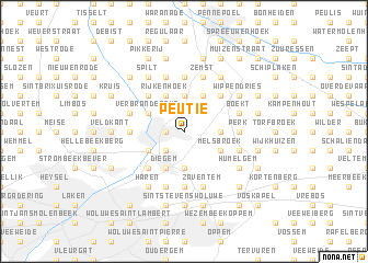 map of Peutie