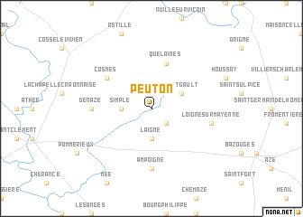 map of Peuton