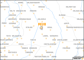 map of Peva