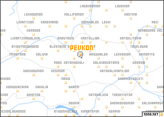 map of Pévkon
