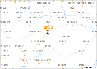 map of Péwa