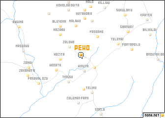 map of Pewo