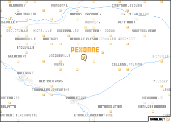 map of Pexonne