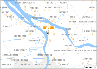 map of Peyau