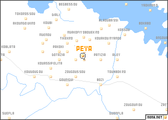 map of Peya