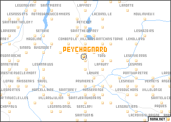 map of Peychagnard