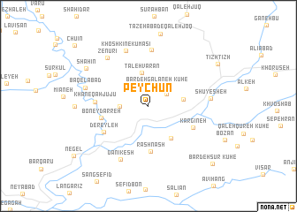 map of Peychūn