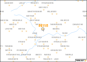 map of Peyin