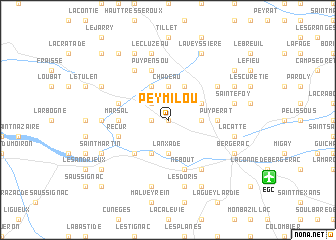 map of Peymilou