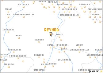 map of Peymod