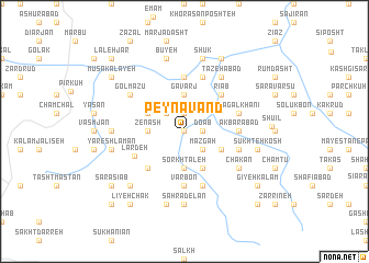 map of Peynavand