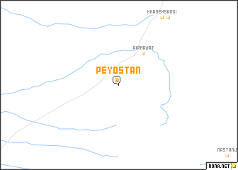 map of Pey Ostān
