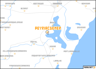map of Peyriac-de-Mer