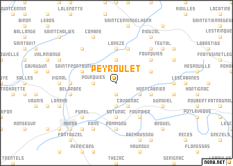 map of Peyroulet
