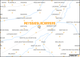 map of Peyssies-la-Carrère