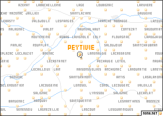 map of Peytivie