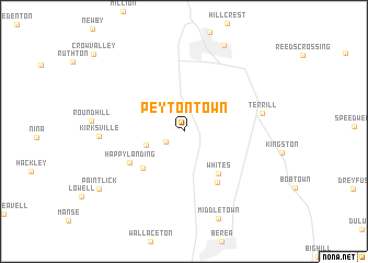 map of Peytontown