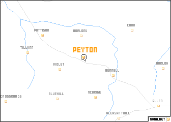 map of Peyton