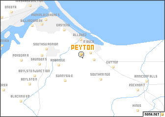 map of Peyton