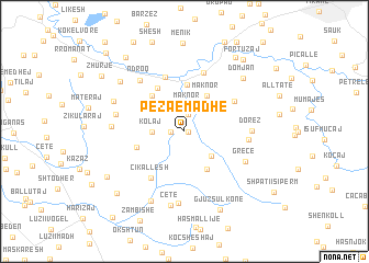 map of Peza e Madhe