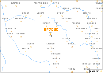 map of Pezawa