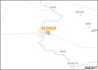 map of Pezhgin