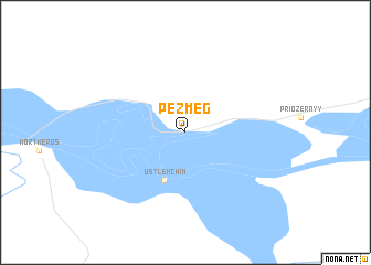 map of Pezmeg