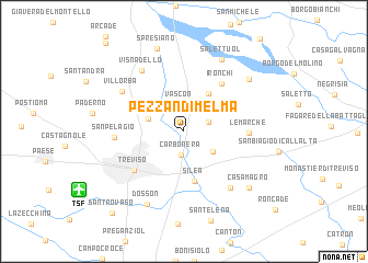 map of Pezzan di Melma