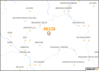 map of Pezza
