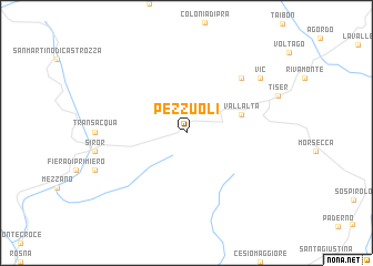 map of Pezzuoli