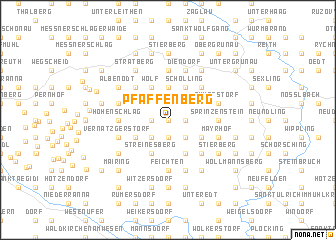 map of Pfaffenberg