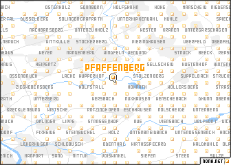 map of Pfaffenberg