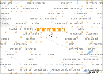 map of Pfaffendobel