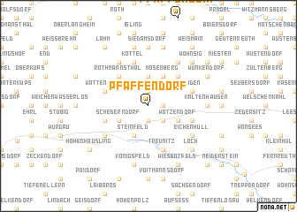 map of Pfaffendorf