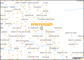 map of Pfaffendorf