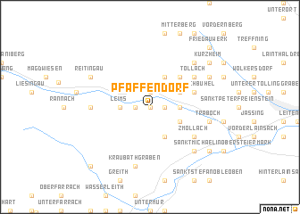map of Pfaffendorf