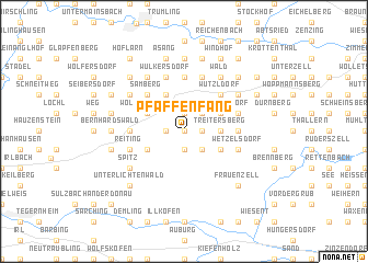 map of Pfaffenfang