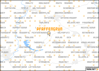 map of Pfaffengrün