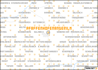 map of Pfaffenhofen an der Ilm