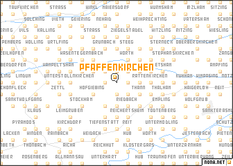map of Pfaffenkirchen