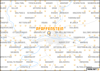 map of Pfaffenstein