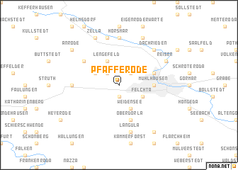 map of Pfafferode