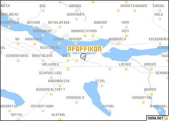 map of Pfäffikon