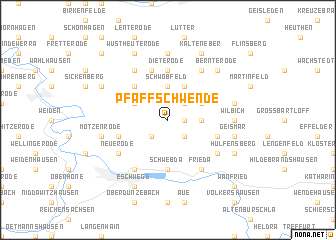 map of Pfaffschwende