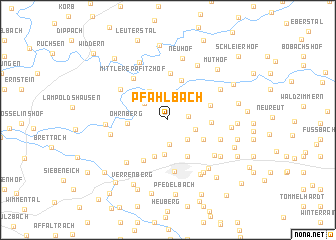 map of Pfahlbach