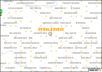 map of Pfahlenheim