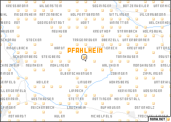 map of Pfahlheim