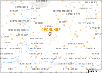 map of Pfahlhof